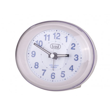 OROLOGIO AL QUARZO CON SVEGLIA BIANCO