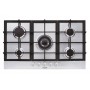 PIANO COTTURA A GAS 5 FUOCHI INOX GHISA