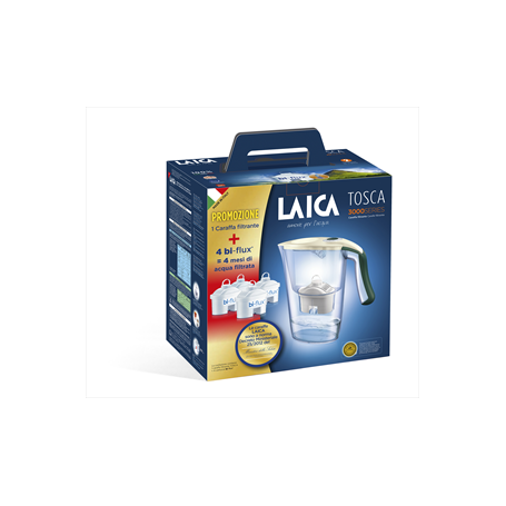 CARAFFA FILTRANTE CAPACITÀ 2.5LT + 4 FILTRI