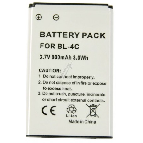 BATTERIA COMPATIBILE PER NOKIA 3.7V 800MAH
