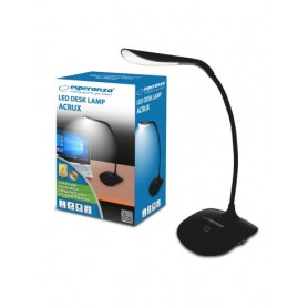 LAMPADA DA TAVOLO A LED CON CHARGER USB E BATTERIE