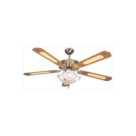 VENTILATORE A SOFFITTO 65WATT 4 PALE 3 VEL LEGNO