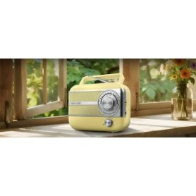 RADIO PORTATILE AM/FM AUX COLOR CREMA