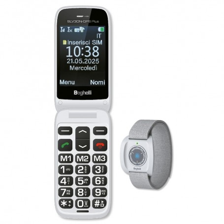 TELEFONO CELLULARE CON BRACCIALE SALVAVITA