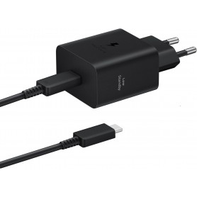 CARICATORE DA RETE 45WATT USB-C CON CAVO USB-C BK