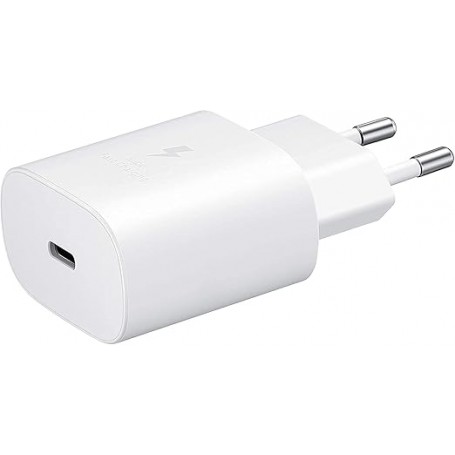 CARICATORE DA RETE 25WATT TYPE USB-C BIANCO