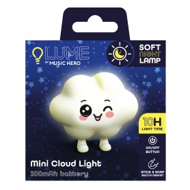LUCE NOTTURNA IN SILICONE CON MAGNETE NUVOLA