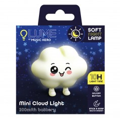 LUCE NOTTURNA IN SILICONE CON MAGNETE NUVOLA