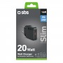 CARICATORE DA RETE 20WATT TYPE-C NERO