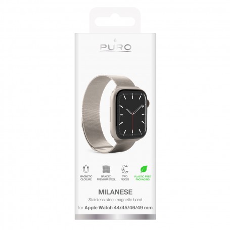 CINTURINO PER APPLE WATCH 44-45-46-49MM MILANESE