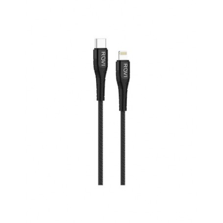 CAVO DATI DA TYPE-C A LIGHTNING 27WATT 1.5MT NERO
