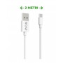 CAVO DATI DA TYPE-C A USB 2.0A 2MT BIANCO
