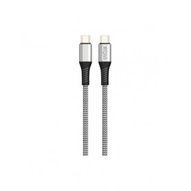 CAVO DATI DA TYPE-C A TYPE-C 60WATT 1.5MT SILVER