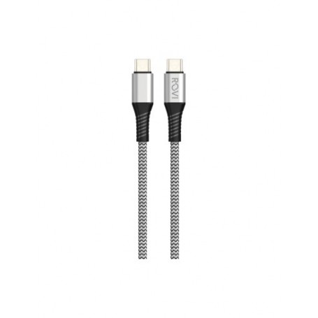 CAVO DATI DA TYPE-C A TYPE-C 60WATT 1.5MT SILVER