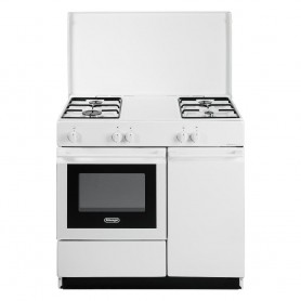 CUCINA A GAS 4 FUOCHI 86X50 BIANCA FORNO GAS +P.B.
