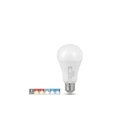 LAMPADINA LED A GOCCIA 13WATT E27 5TEMP 1521LUMEN