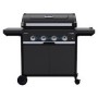 BARBECUE A GAS CON 4 BRUCIATORI NERO