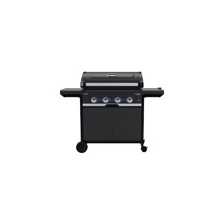 BARBECUE A GAS CON 4 BRUCIATORI NERO