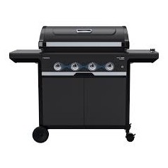BARBECUE A GAS CON 4 BRUCIATORI NERO