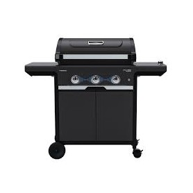 BARBECUE A GAS CON TRE BRUCIATORI NERO