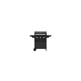 BARBECUE A GAS CON 3 BRUCIATORI NERO