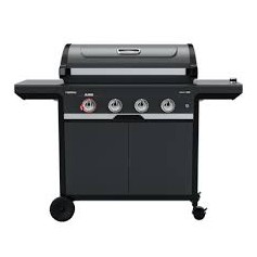 BARBECUE A GAS CON 4 BRUCIATORI NERO