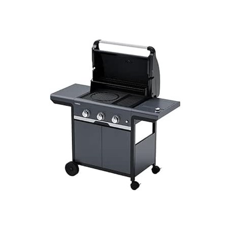 BARBECUE A GAS CON 3 BRUCIATORI NERO