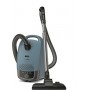 ASPIRAPOLVERE A TRAINO 890 WATT CON SACCO BLU