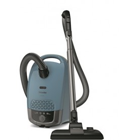 ASPIRAPOLVERE A TRAINO 890 WATT CON SACCO BLU