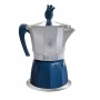 CAFFETTIERA A CIALDE BORBONEACCIAIO BLU