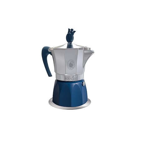 CAFFETTIERA A CIALDE BORBONEACCIAIO BLU