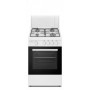 CUCINA A GAS 4 FUOCHI 50X50 FORNA A GAS BIANCA