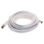 CAVO ANTENNA COASSIALE 5 METRI BIANCO