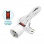 PROLUNGA CON INTERRUTTORE PRESA SCHUKO 10/16A+T