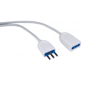 PROLUNGA 10A+T SEZ 3X1MT 5MT BIANCO