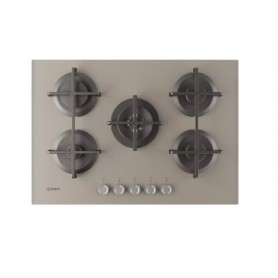 PIANO COTTURA A GAS 5 FUOCHI 73CM VETRO TORTORA
