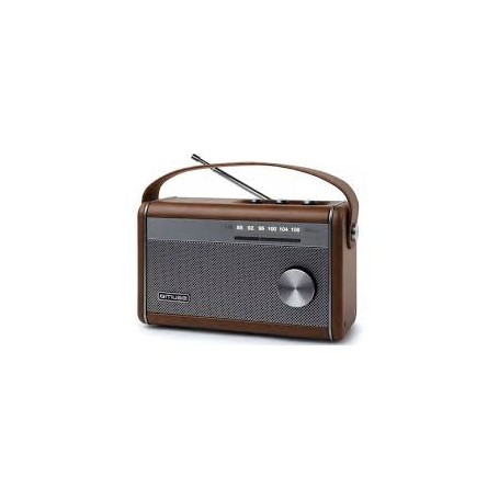 RADIO PORTATILE AM/FM BLUETOOTH MARRONE