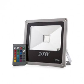 FARO A LED RGB 20WATT IP20 CON TELECOMANDO