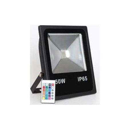 FARO A LED RGB 50WATT IP20 CON TELECOMANDO