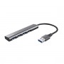 HUB USB 3.2 4 PORTE IN ALLUMINIO