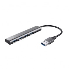 HUB USB 3.2 4 PORTE IN ALLUMINIO