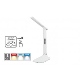LAMPADA DA TAVOLO A LED RICARICABILE HIRO BIANCO