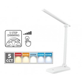 LAMPADA DA TAVOLO A LED RICARICABILE KENJI BIANCO