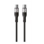 CAVO DATI DA TYPE-C A TYPE-C 1,5MT 60WATT NERO