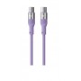 CAVO DATI DA TYPE-C A TYPE-C 1,5MT 60WATT VIOLA