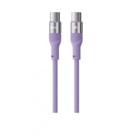 CAVO DATI DA TYPE-C A TYPE-C 1,5MT 60WATT VIOLA