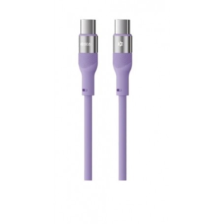 CAVO DATI DA TYPE-C A TYPE-C 1,5MT 60WATT VIOLA