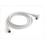 CAVO ANTENNA CON PLUG 90° 2MT BIANCO