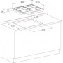 PIANO COTTURA A GAS 4 FUOCHI 60CM INOX