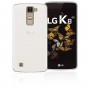 CUSTODIA IN SILICONE PER LG K8 BIANCA